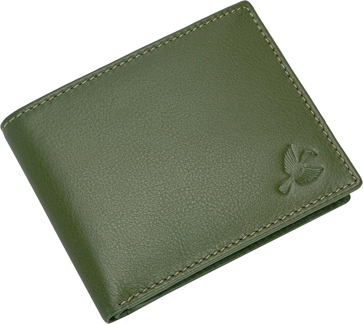 Buy HORNBULL Maddison Men's Olive Green Genuine Leather Wallet